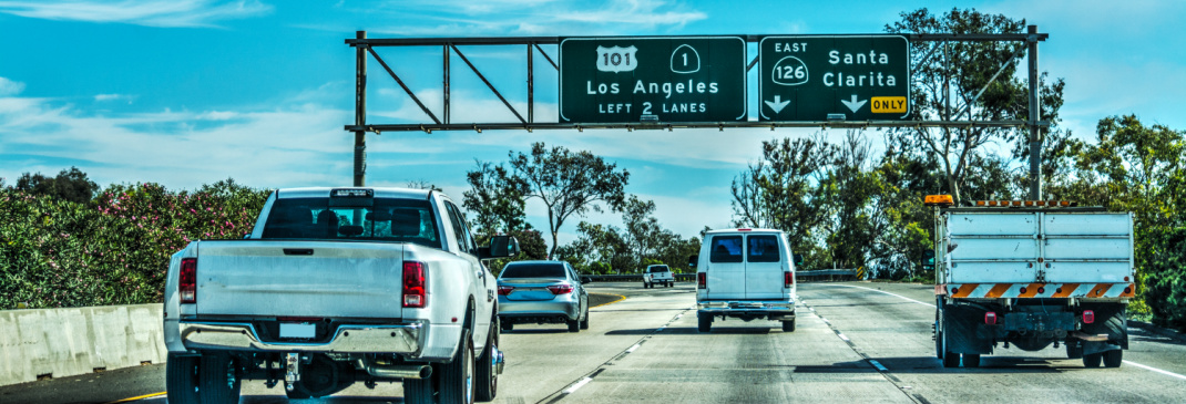 Driving in and around Santa Clarita